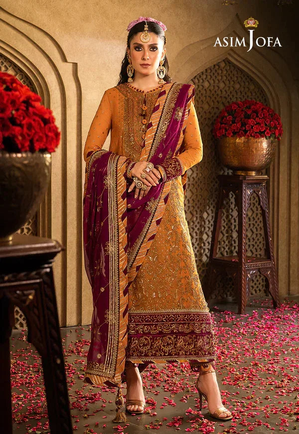 Asim Jofa | Velvet Festive 23 | AJVF-07 - Aqsa Fabrics