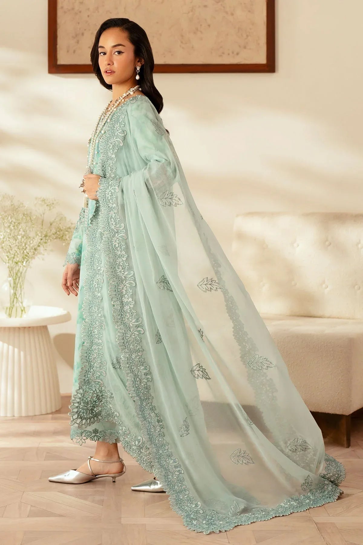 Nureh | Feya Eid Lawn | FE-03 - Aqsa Fabrics