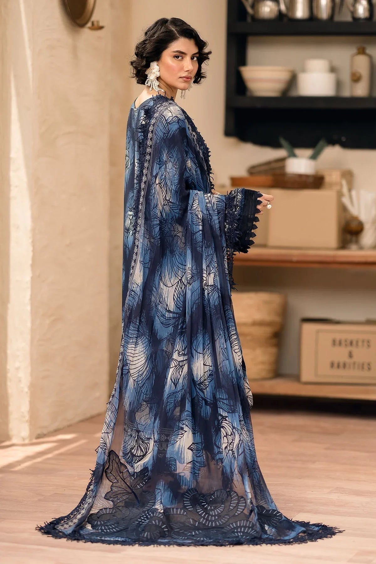 Nureh | Glam Girl Lawn | GL-21 - Aqsa Fabrics