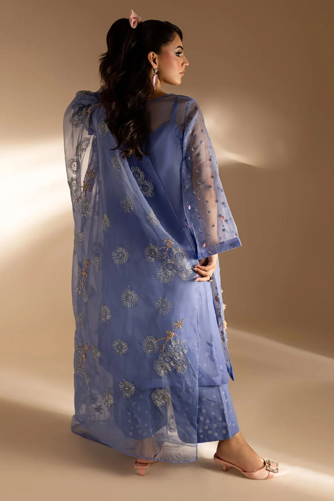 Nureh | Tiny Twinkles | TW-03 BUBBLE BERRY - Aqsa Fabrics