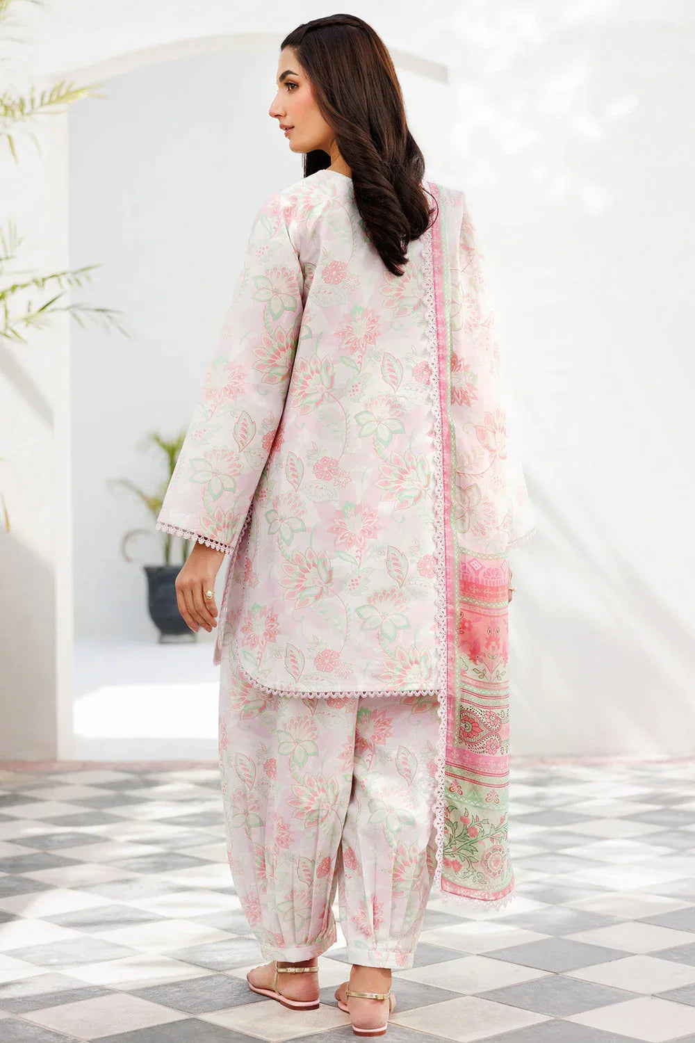 Farasha | Printed Essentials | Spring Glow - Aqsa Fabrics