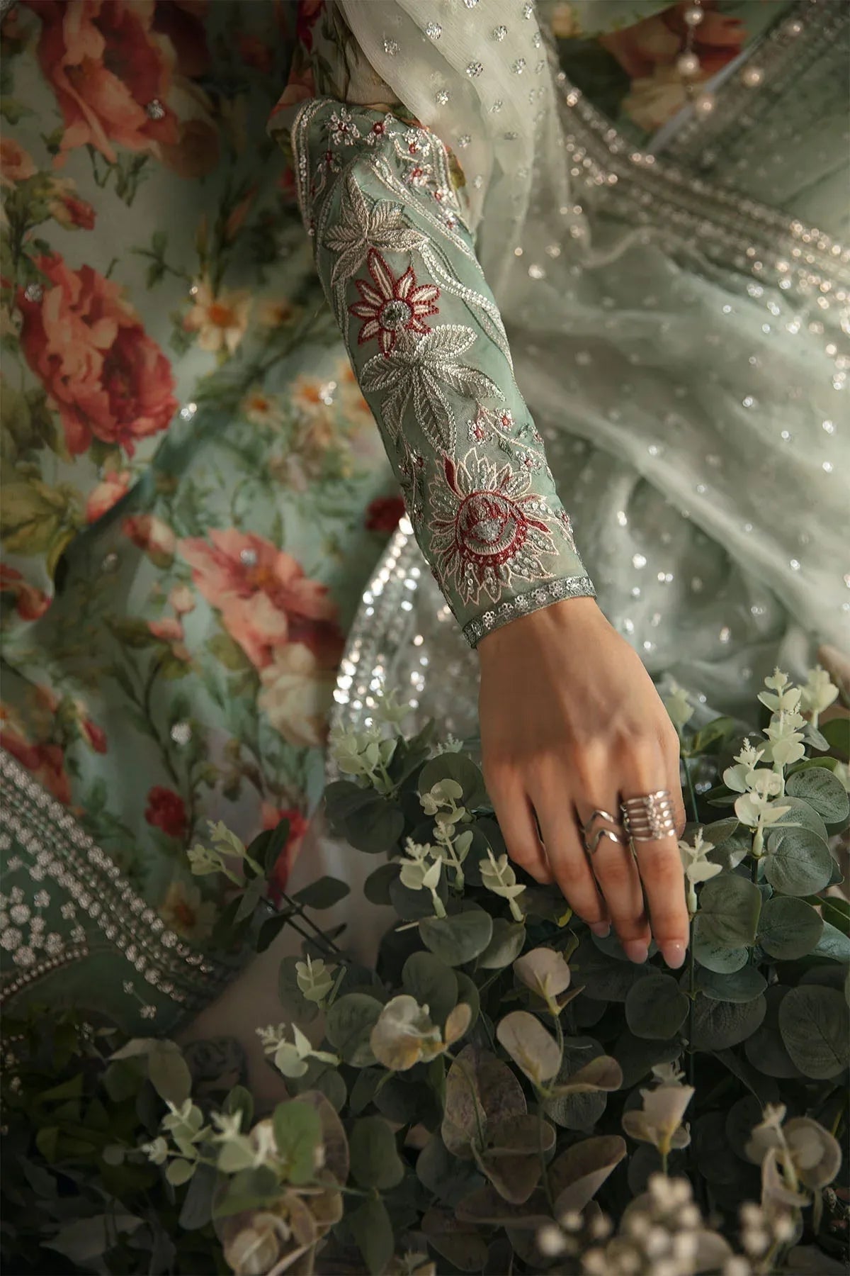 Nureh | Amaya Formals | AM-02 - Aqsa Fabrics