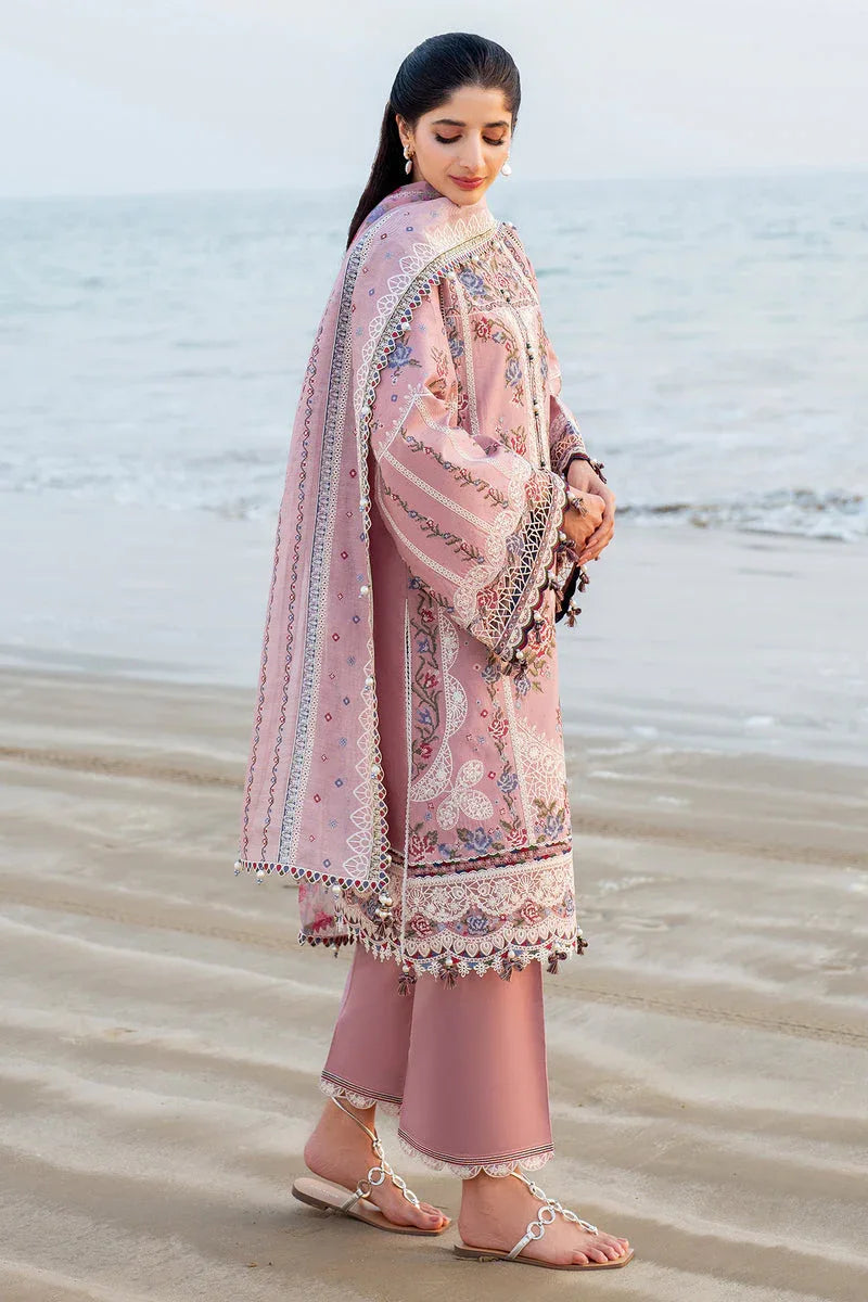 Jazmin | Shahkaar Luxury Lawn 25 | SL25-D2 - Aqsa Fabrics