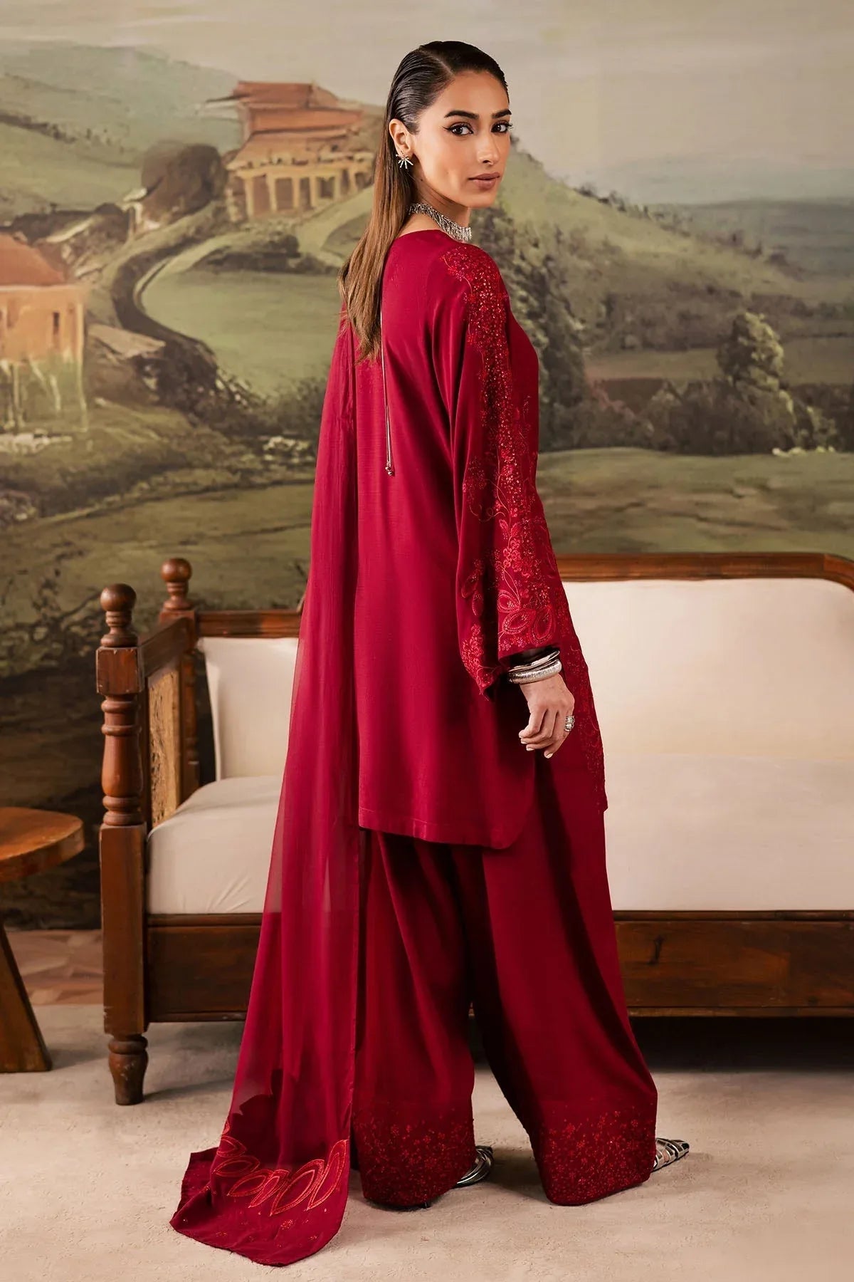Nureh | Shades of Winter | NP-675 - Aqsa Fabrics