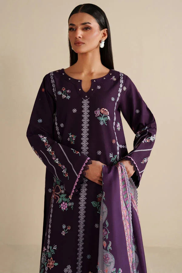 Farasha | Winter Spell 25 | Plumella - Aqsa Fabrics