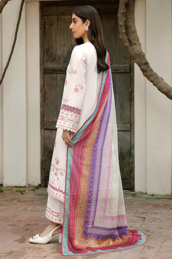 Farasha | Summer Weaves Embroidered Lawn | Pebble Glow - Aqsa Fabrics