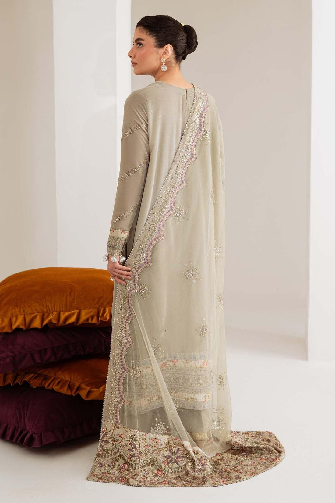 Nureh | Maya Velvet | NW-111 - Aqsa Fabrics