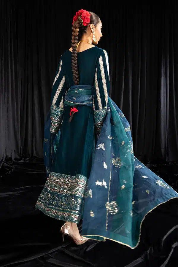 Nureh | Maya Velvet 23 | Lehar - Aqsa Fabrics