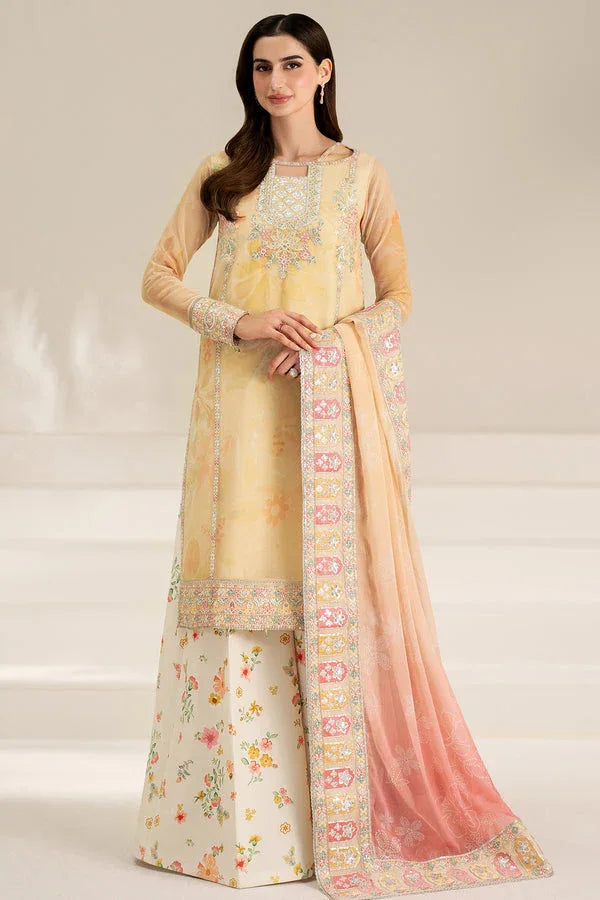Farasha | Fiorella Formals | Floral Ray - Aqsa Fabrics