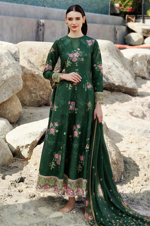 Farasha | Printed Essentials | Mystic Pine - Aqsa Fabrics