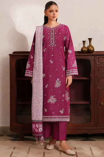 Farasha | Meline Premium Viscose 25 | Berry Blush - Aqsa Fabrics