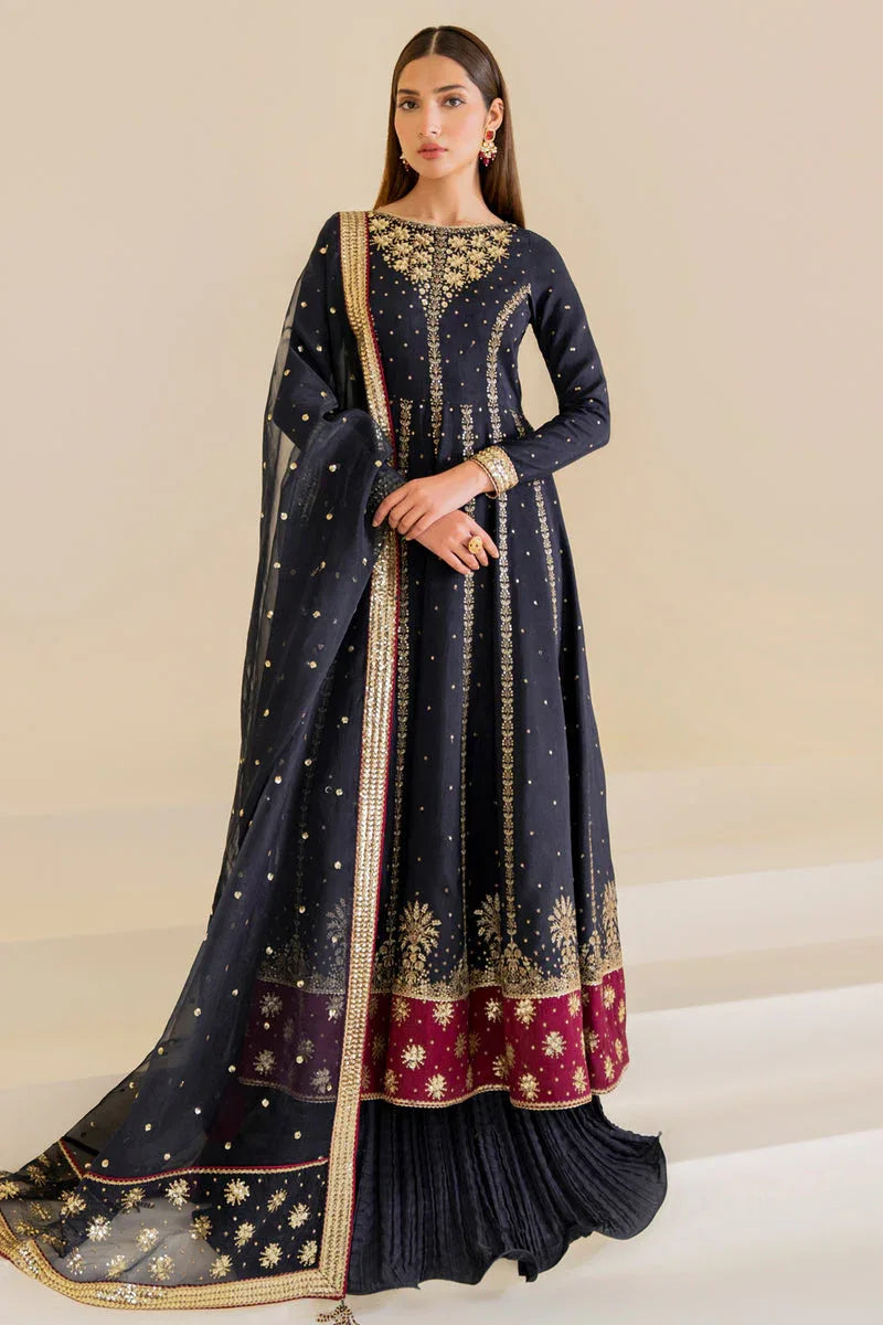Jazmin | Formals Collection | Raw Silk UR-7019 - Aqsa Fabrics