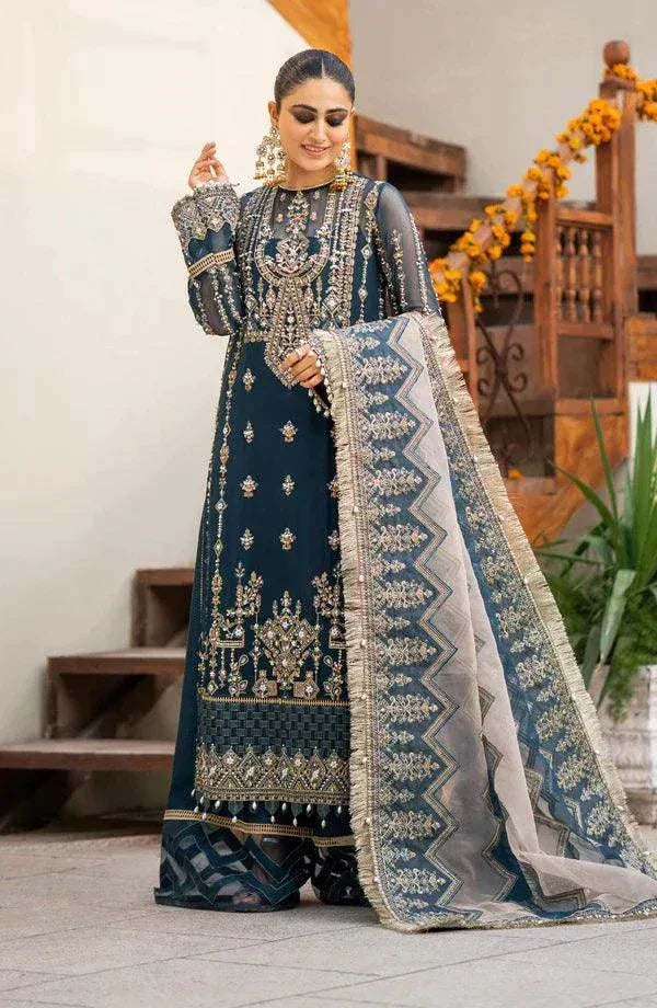 Eleshia | Zarin Wedding Formals 23 | Mayura - Aqsa Fabrics