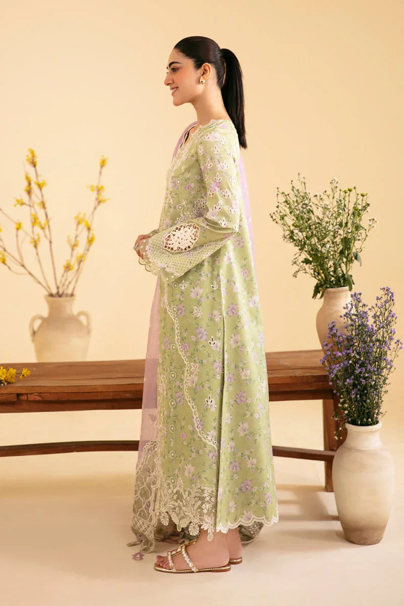 Qalamkar | Qlinekari Luxury Lawn | SQ-10 VEHJA - Aqsa Fabrics
