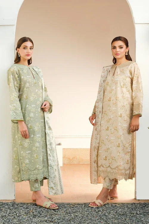 Baroque | Luxury Pret 24 | LAWN UF-655 - Aqsa Fabrics