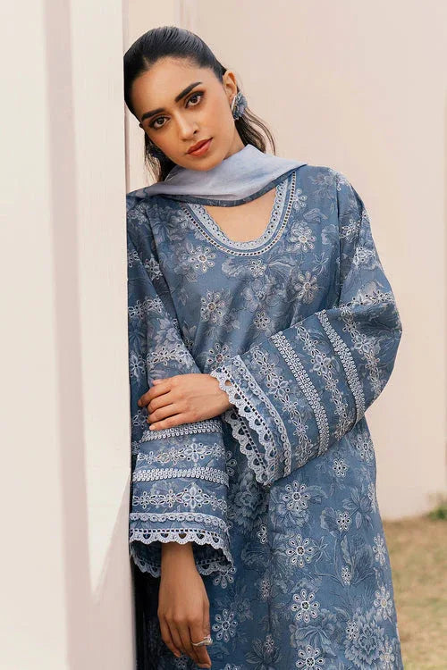 Baroque | Luxury Pret 24 | LAWN UF-601 - Aqsa Fabrics