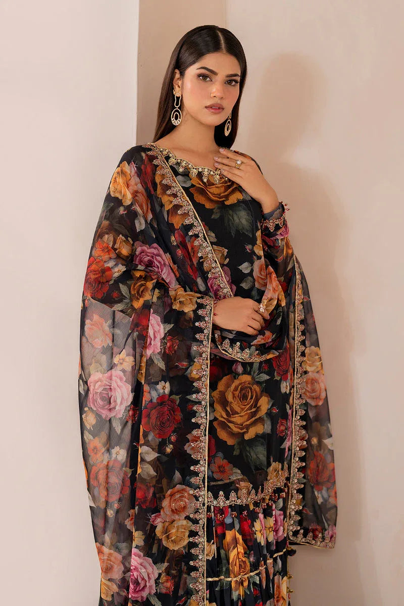 Baroque | Formal Collection | CHIFFON UF-707 - Aqsa Fabrics