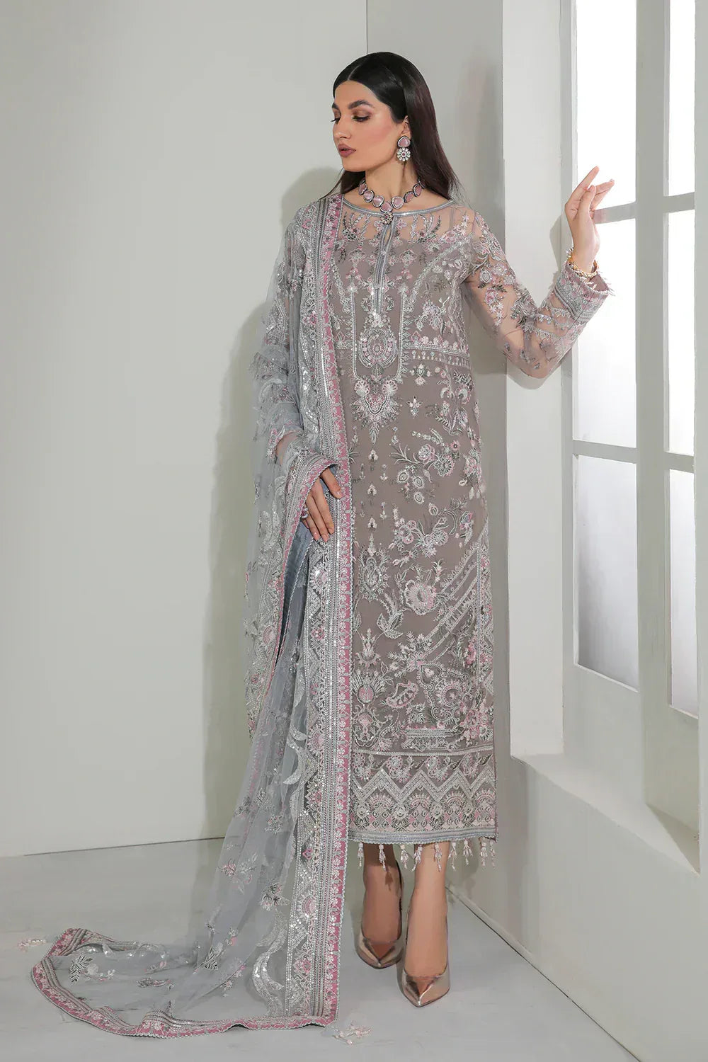 Baroque | Formals Collection | UF-184 - Aqsa Fabrics
