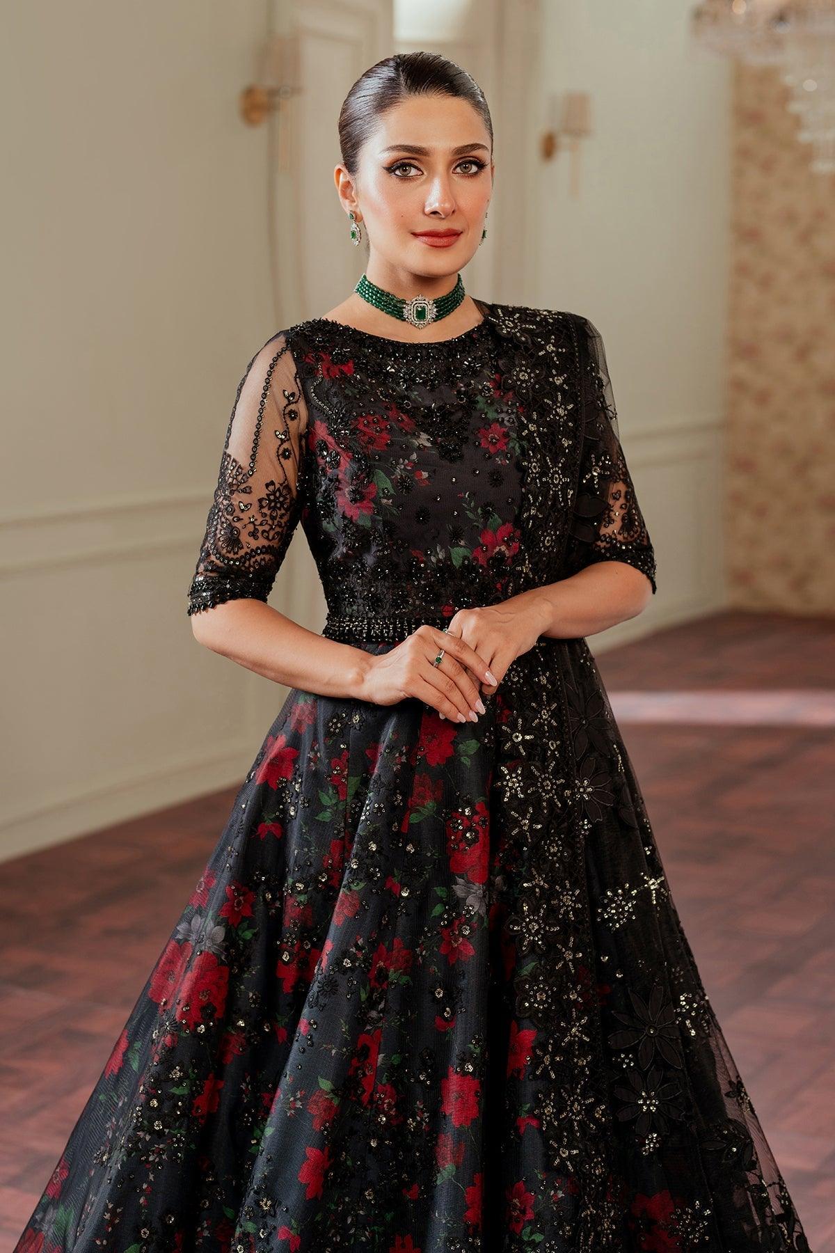 EMBROIDERED NET CH13-05 STITCHED