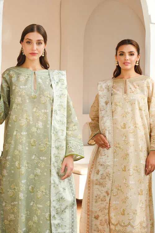 Baroque | Luxury Pret 24 | LAWN UF-655 - Aqsa Fabrics
