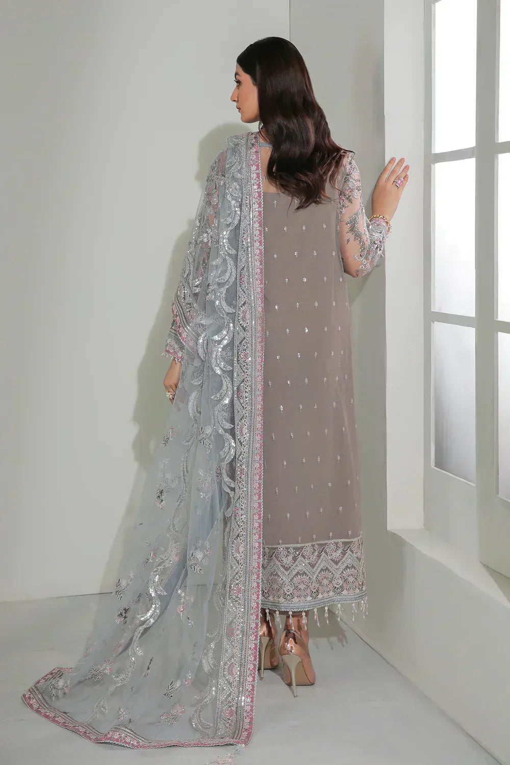 Baroque | Formals Collection | UF-184 - Aqsa Fabrics