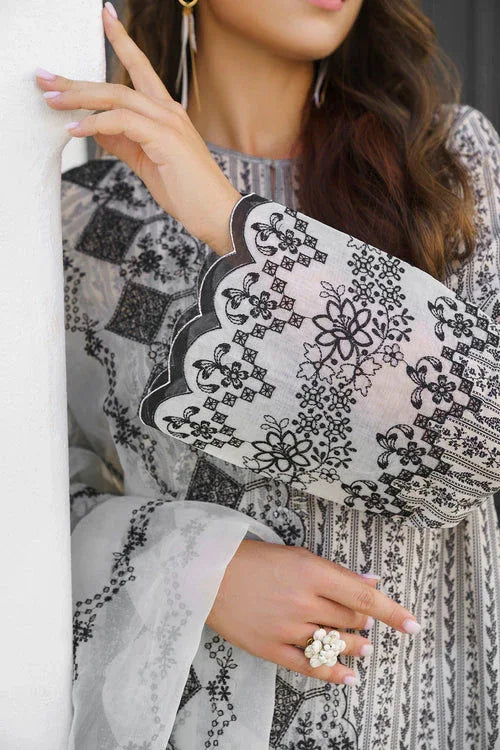 Baroque | Luxury Pret 24 | LAWN UF-574 - Aqsa Fabrics