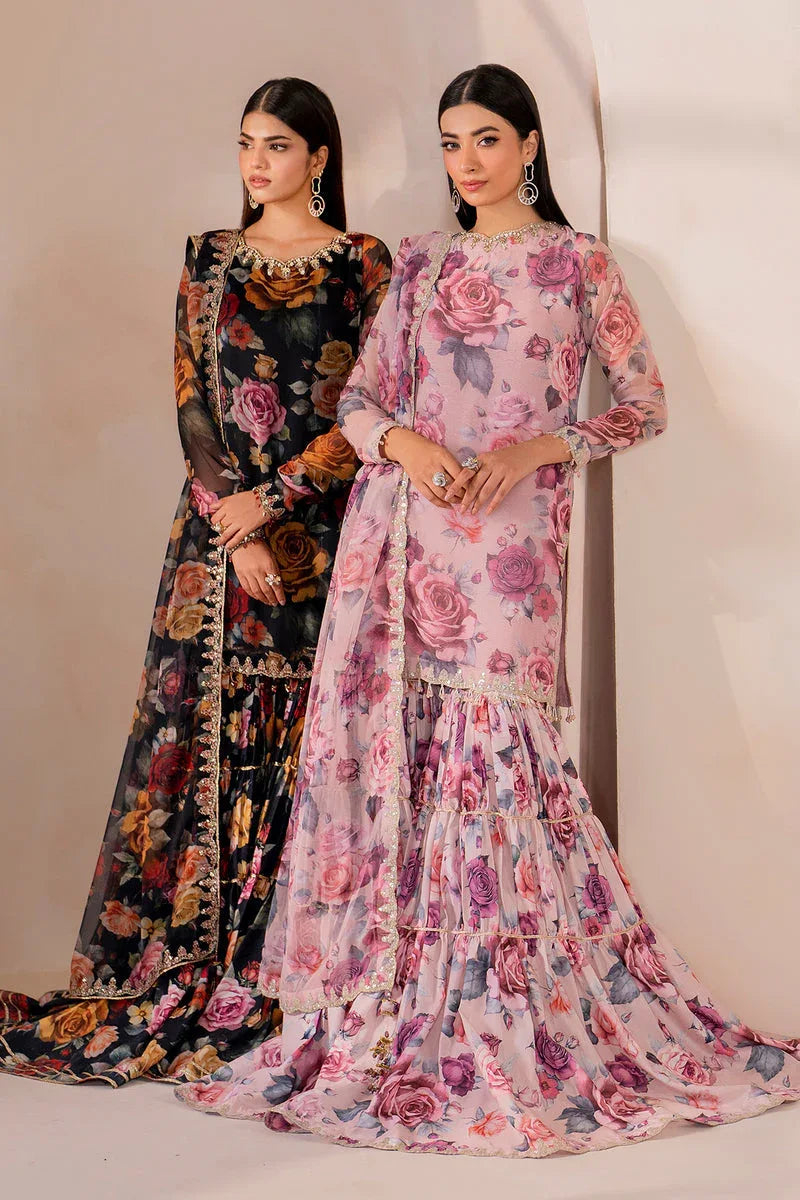 Baroque | Formal Collection | CHIFFON UF-707 - Aqsa Fabrics