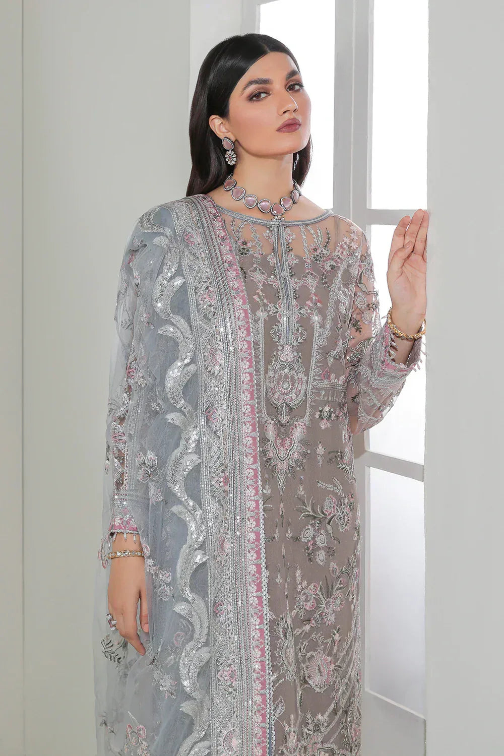 Baroque | Formals Collection | UF-184 - Aqsa Fabrics