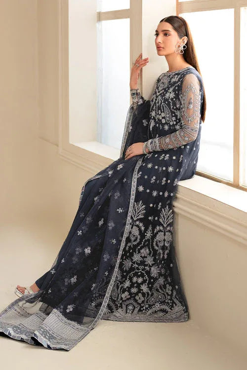 Baroque | Luxury Pret 24 | NET UF-621 - Aqsa Fabrics