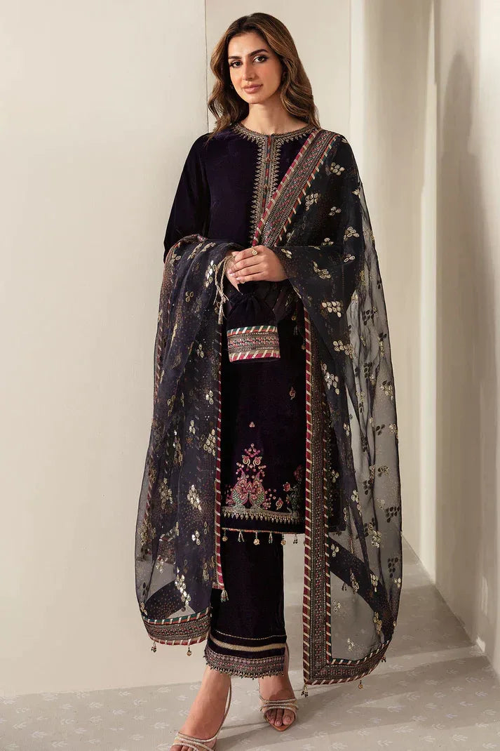 Jazmin | Velvet 23 | VF-2009 - Aqsa Fabrics