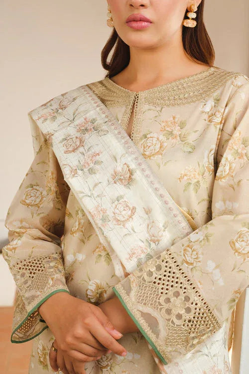 Baroque | Luxury Pret 24 | LAWN UF-655 - Aqsa Fabrics