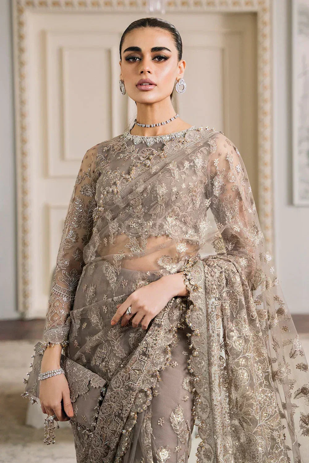 Baroque | Chantelle Embroidered Collection | CH12-06 - Aqsa Fabrics