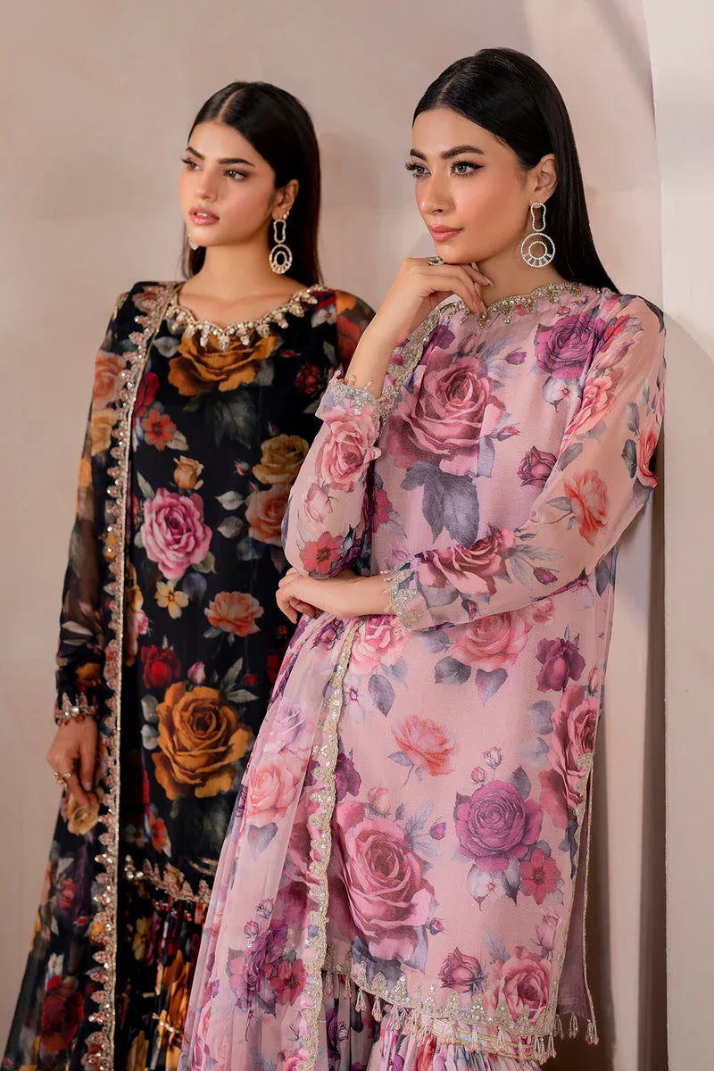 Baroque | Formal Collection | CHIFFON UF-707 - Aqsa Fabrics