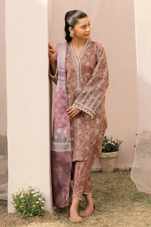 Baroque | Luxury Pret 24 | LAWN UF-602 - Aqsa Fabrics
