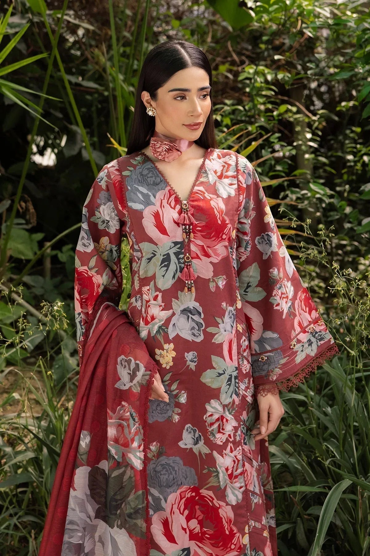 Alizeh | Sheen Lawn Prints 24 | PETUNIA - Aqsa Fabrics
