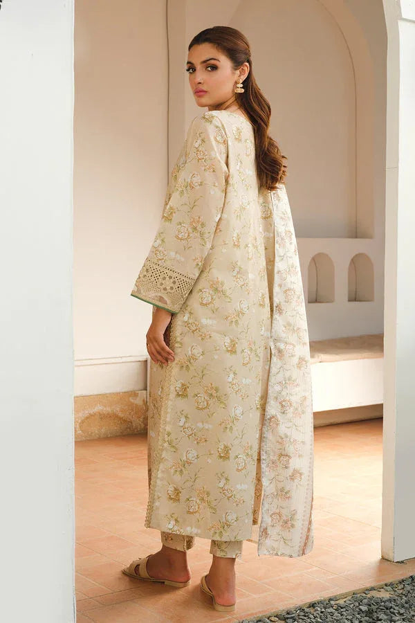 Baroque | Luxury Pret 24 | LAWN UF-655 - Aqsa Fabrics