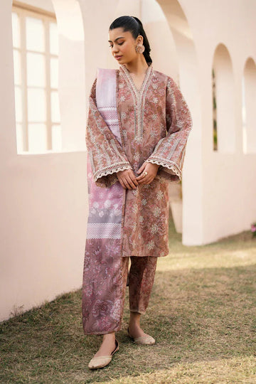 Baroque | Luxury Pret 24 | LAWN UF-602 - Aqsa Fabrics