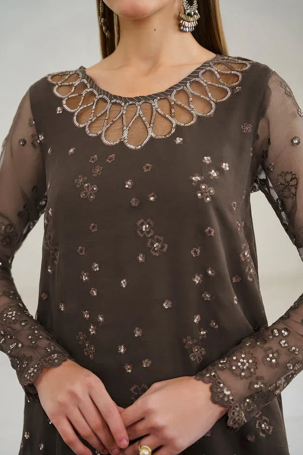 Baroque | Luxury Pret 24 | CHIFFON UF-524 - Aqsa Fabrics
