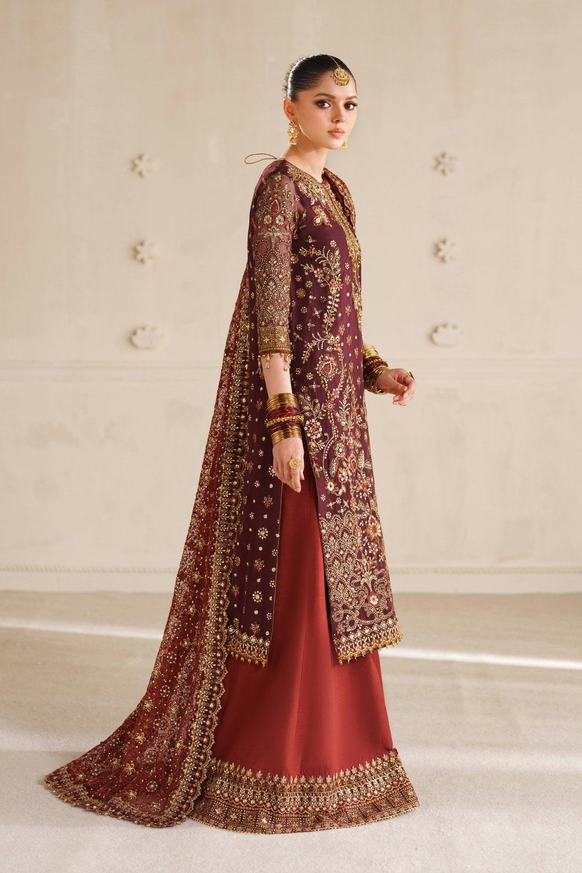 EMBROIDERED CHIFFON CH14-07 STITCHED