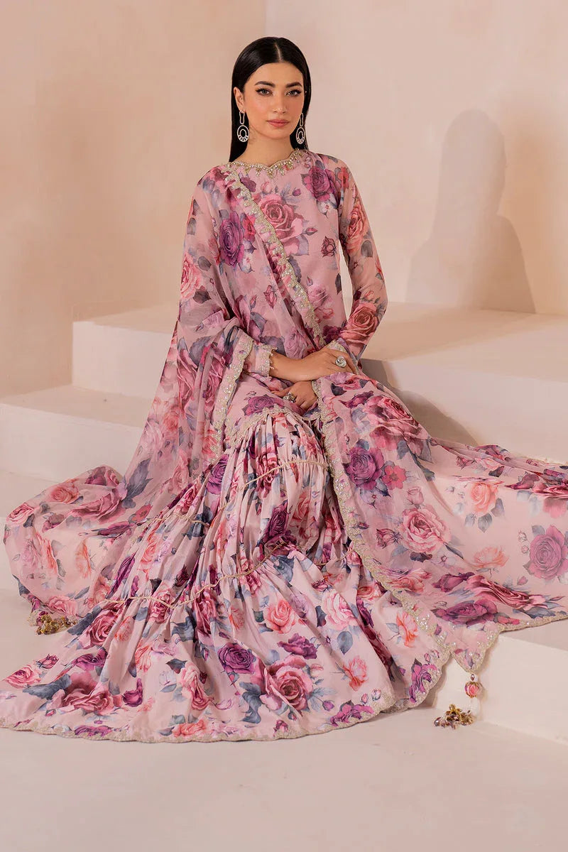 Baroque | Formal Collection | CHIFFON UF-708 - Aqsa Fabrics