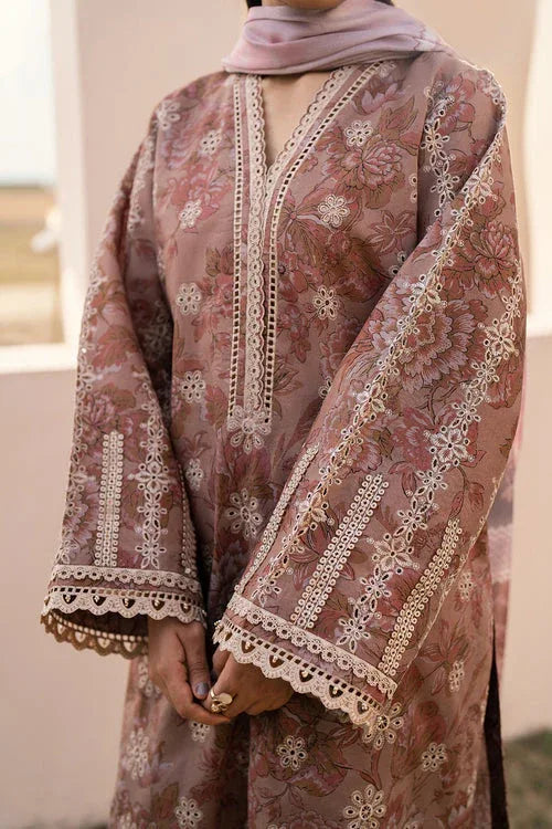 Baroque | Luxury Pret 24 | LAWN UF-602 - Aqsa Fabrics