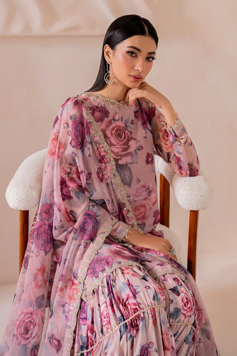 Baroque | Formal Collection | CHIFFON UF-708 - Aqsa Fabrics