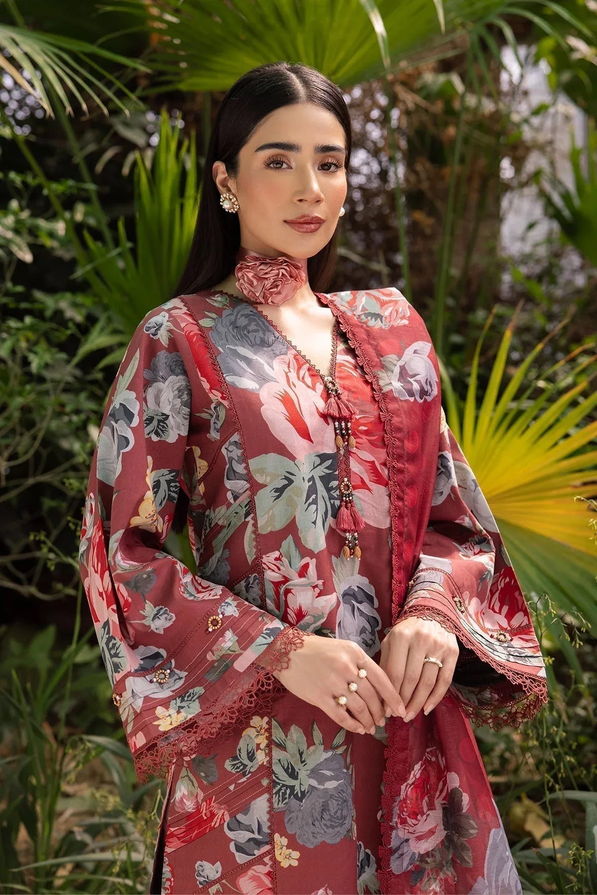 Alizeh | Sheen Lawn Prints 24 | PETUNIA - Aqsa Fabrics