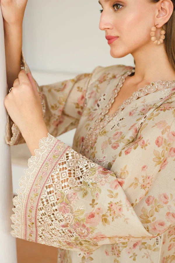 Baroque | Luxury Pret 24 | LAWN UF-656 - Aqsa Fabrics