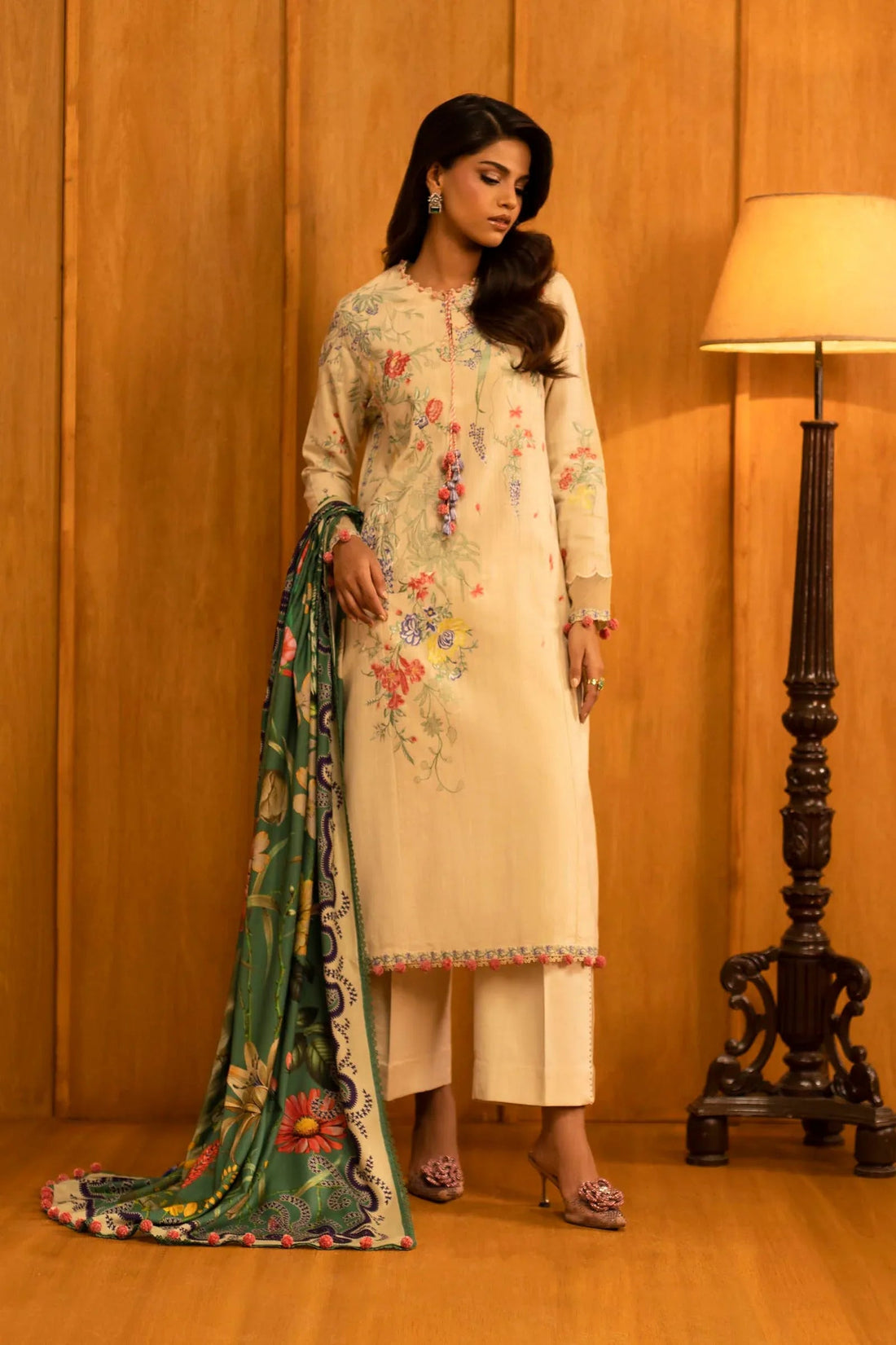 Sana Safinaz | Muzlin Winter 25 | M253-009A - Aqsa Fabrics