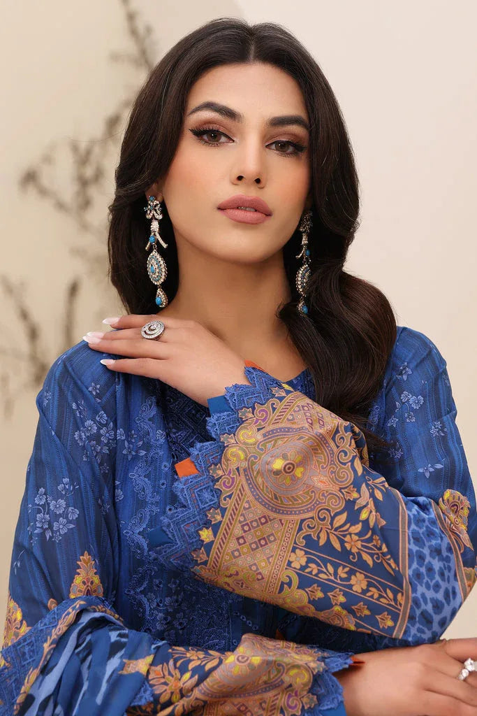 Charizma | Naranji Embroidered Lawn 24 | CN4-005 - Aqsa Fabrics