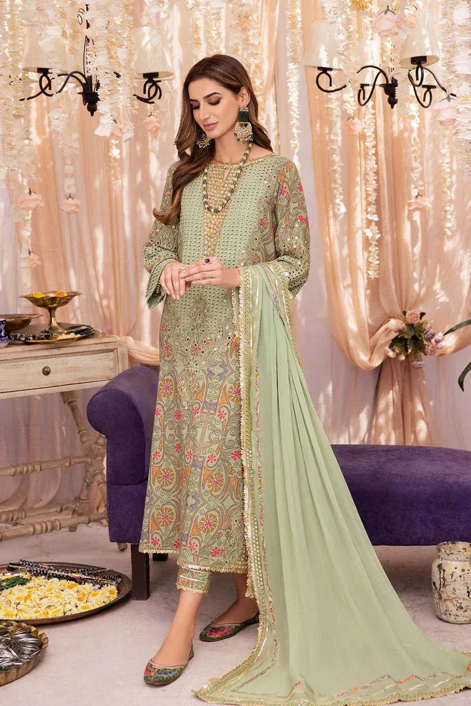 Charizma | Luxury Embroidered Eid Collection | ED23-06 - Aqsa Fabrics