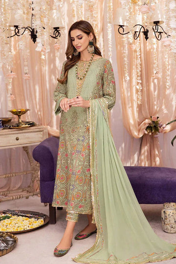 Charizma | Luxury Embroidered Eid Collection | ED23-06 - Aqsa Fabrics