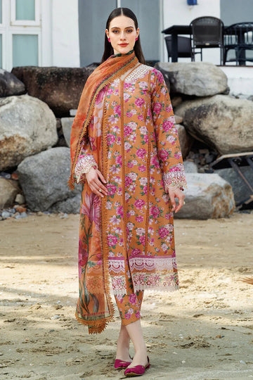 Farasha | Printed Essentials | Coral Haze - Aqsa Fabrics
