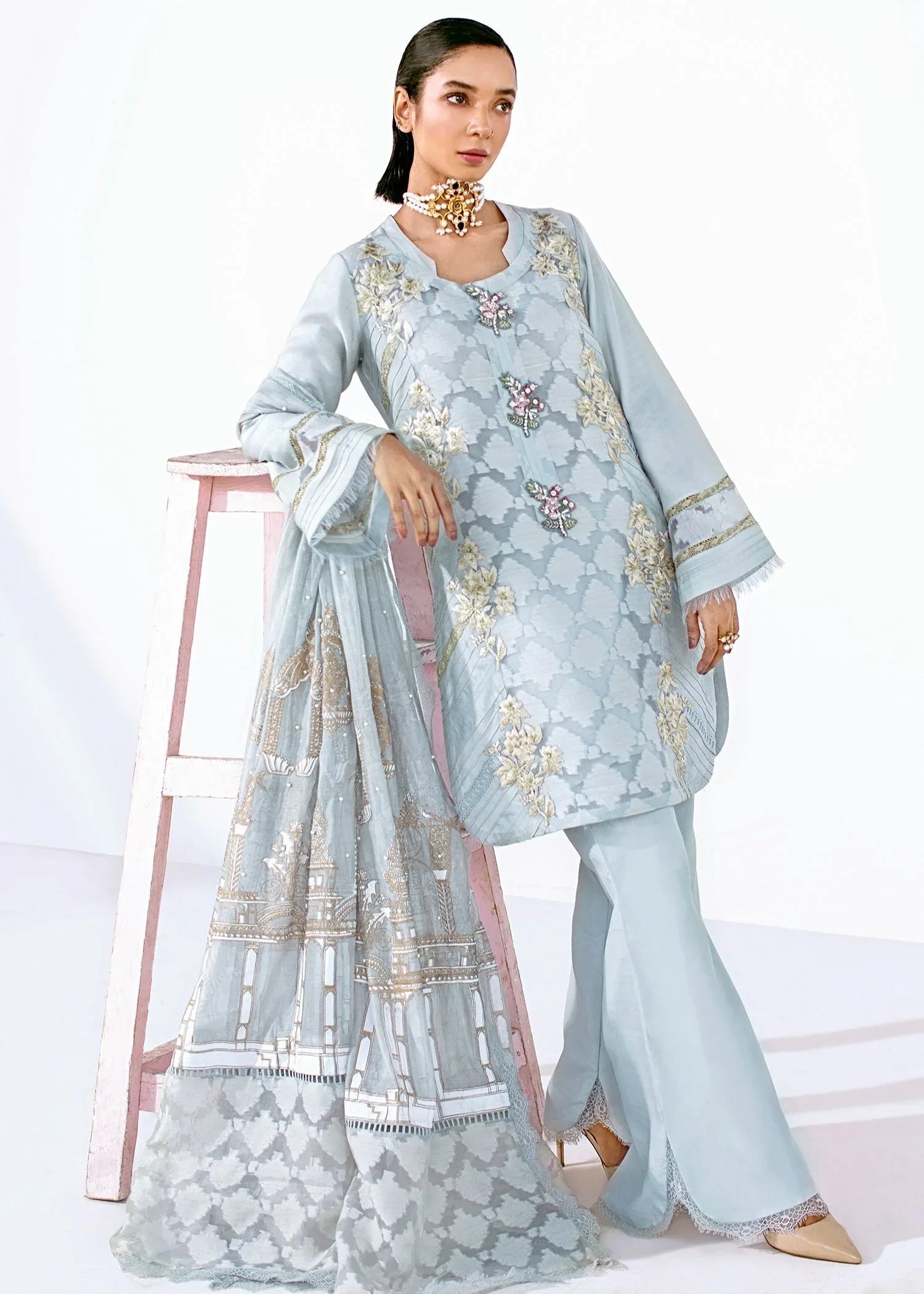 Saira Shakira | Luxury Pret | Elena - Aqsa Fabrics